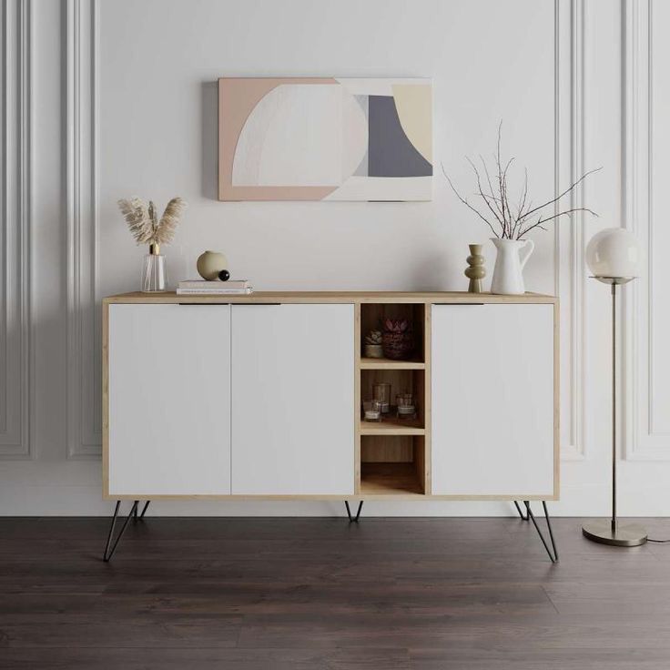 Console CLARA 142cm -Buffet et Bahut de rangement