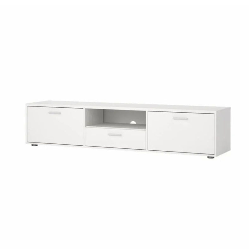 Meuble TV avec finition Blanc tendance 177cm