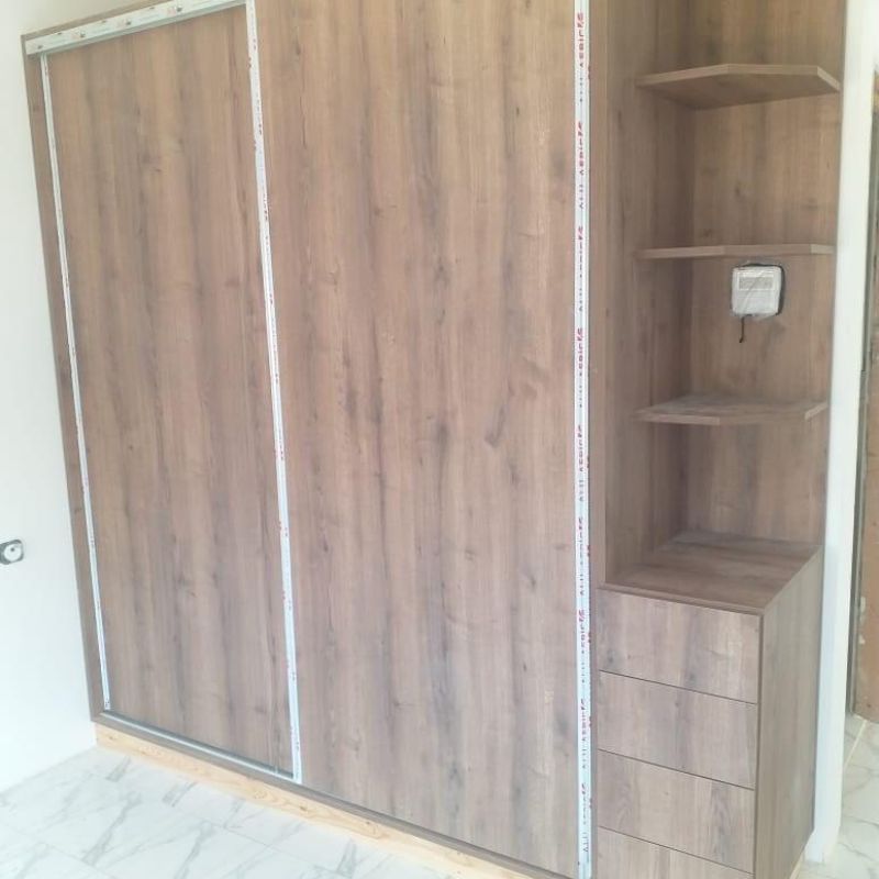 Placard Dressing Ouvert - Chêne Naturel Sur Mesure