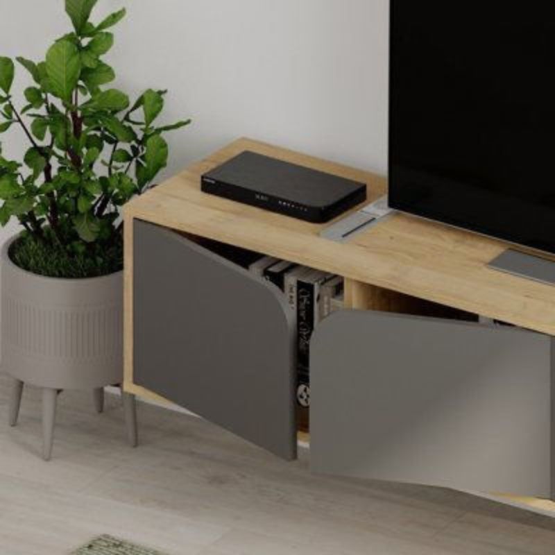 Meuble TV moderne - SPARO - 180cm Design suspendu