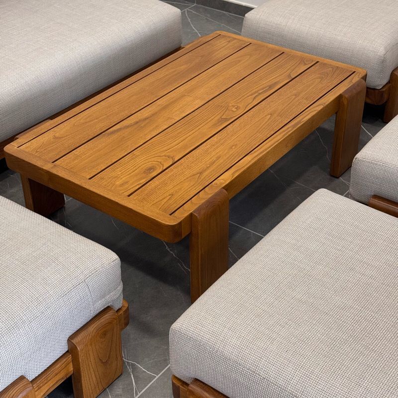 Salon de Jardin KYOTO - Ensemble Complet en Bois d'Inspiration Japonaise