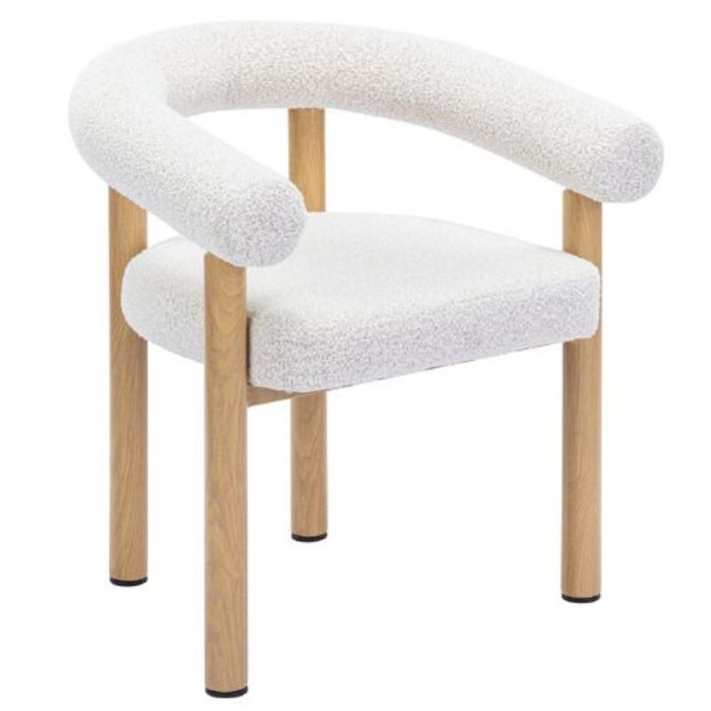 Chaises de salle à manger Roselin Boucle Carver (lot de 2)