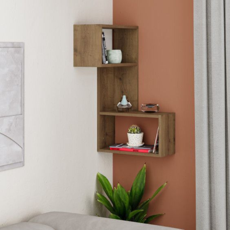 Rangement-étagère murale d'angle PART 82 cm – Décoration d’intérieur