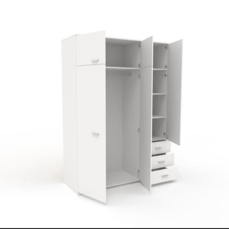 Armoire de chambre contemporaine blanche - COSMOS