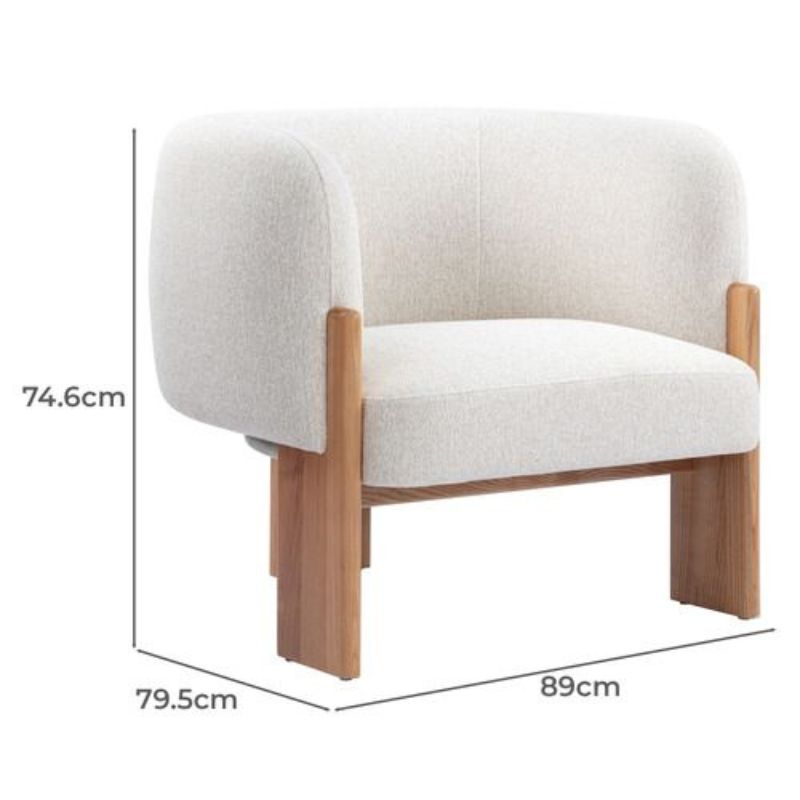 Fauteuil BENJI – Design Organique & Confort Rembourré