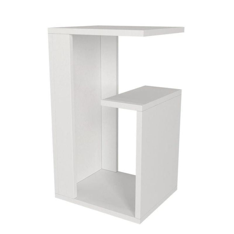 Table d’appoint - SISTRE - Blanc bois Mdf
