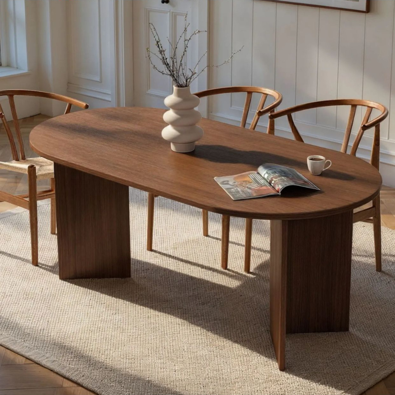 Table à manger moderne - Pieds en V (180 cm)