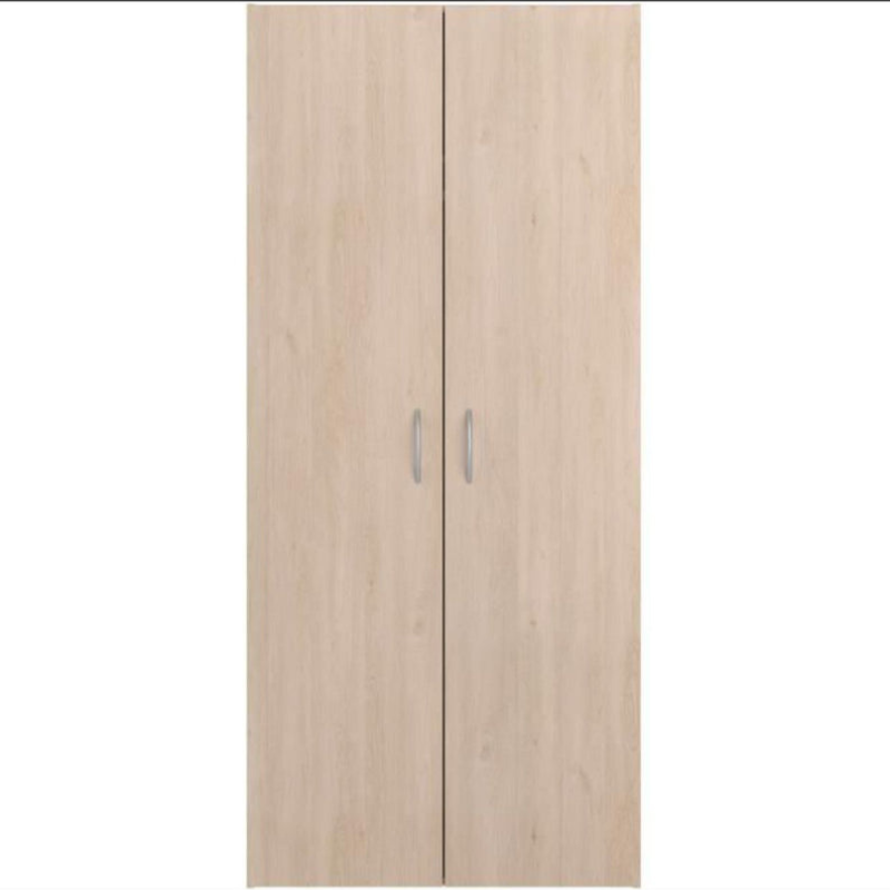 Armoire - EASY LIFE - Décor Chene clair - 2 portes battantes