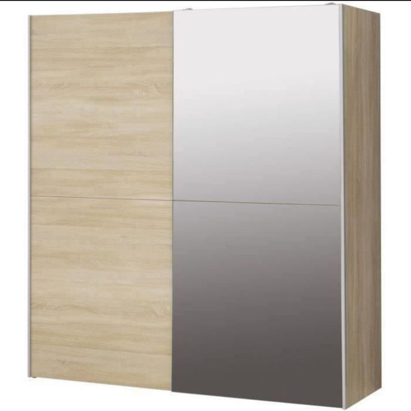 Armoire ULOS – Chêne Sonoma – 2 Portes Coulissantes avec Miroir