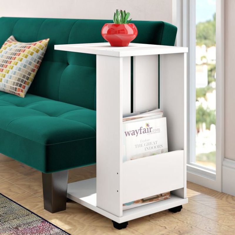 Table d’appoint mobile - SAH - bois Mdf