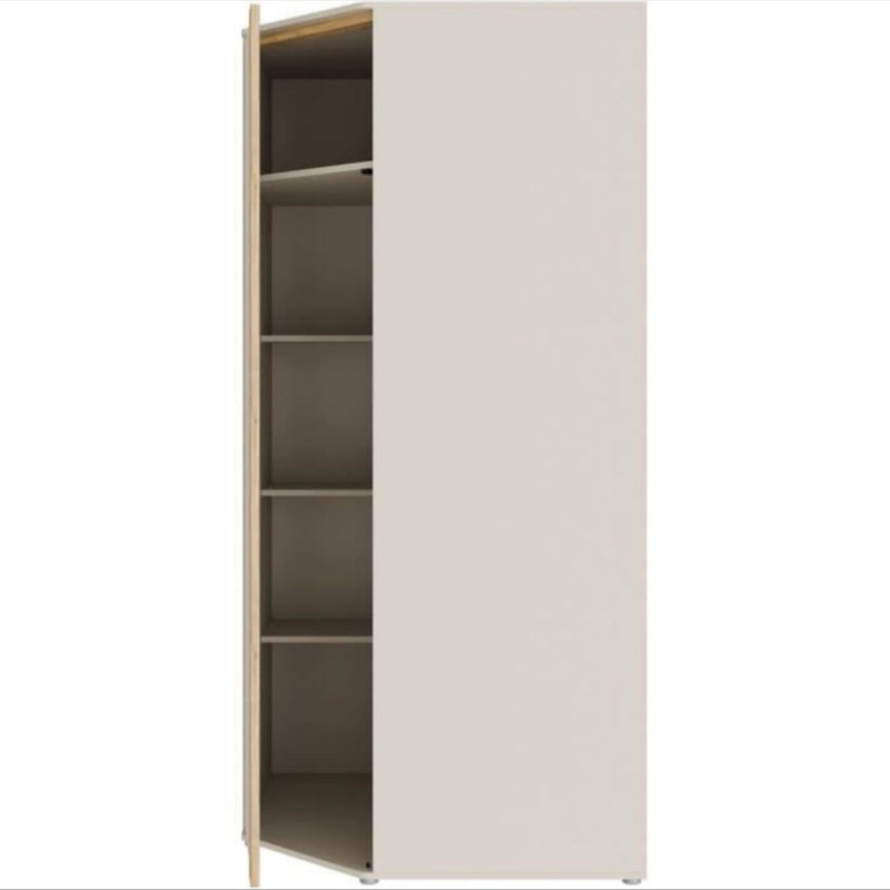 Armoire d’Angle WEXLIN – Décor Sable – 1 Porte Battante