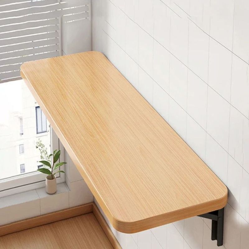 VASK - Table Pliante Murale en bois avec fixation métallique