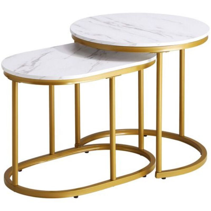Ensemble de tables de salon Maria empilables (2 pièces)