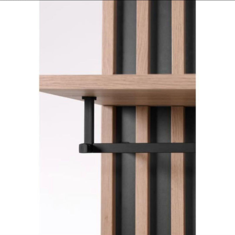 Vestiaire d’Entrée MEDAN – Décor Chêne Naturel – 1 Porte