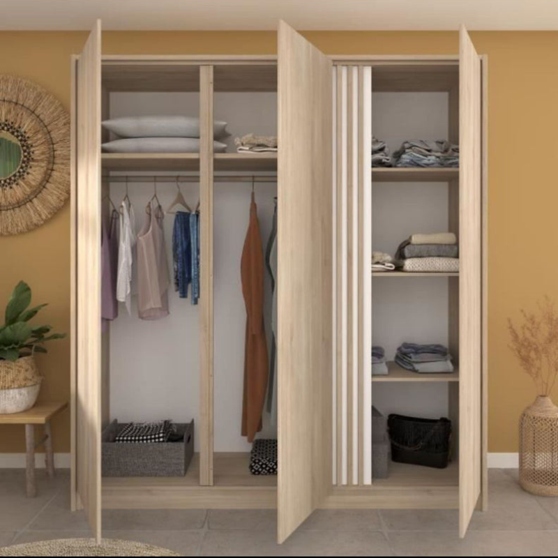 Armoire de chambre - Chene - 3 portes