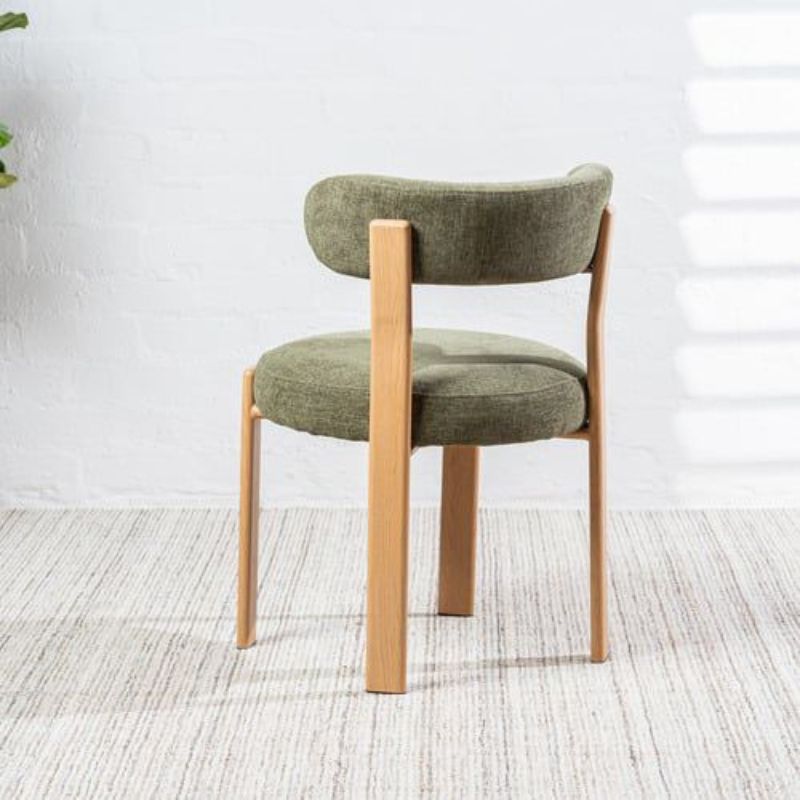 Chaises de salle à manger MIRAMAR en chenille (lot de 2)