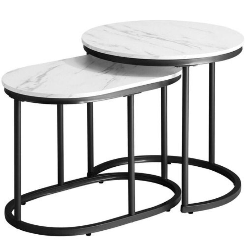 Ensemble de tables de salon Maria empilables (2 pièces)