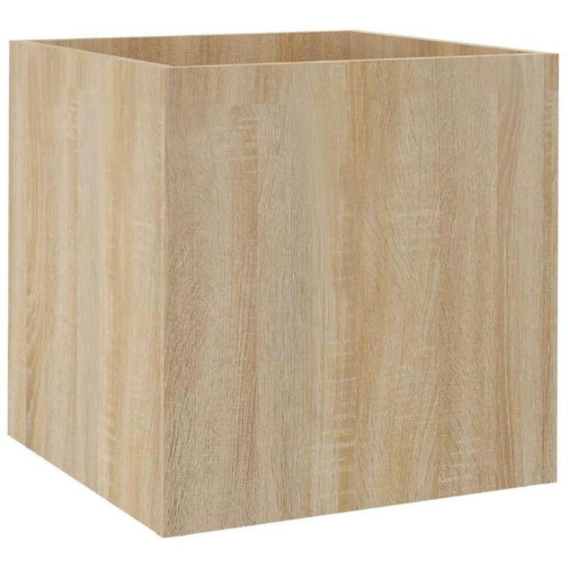 Ragui à chaussures avec assise et porte-manteau Chêne - 80cm bois Mdf