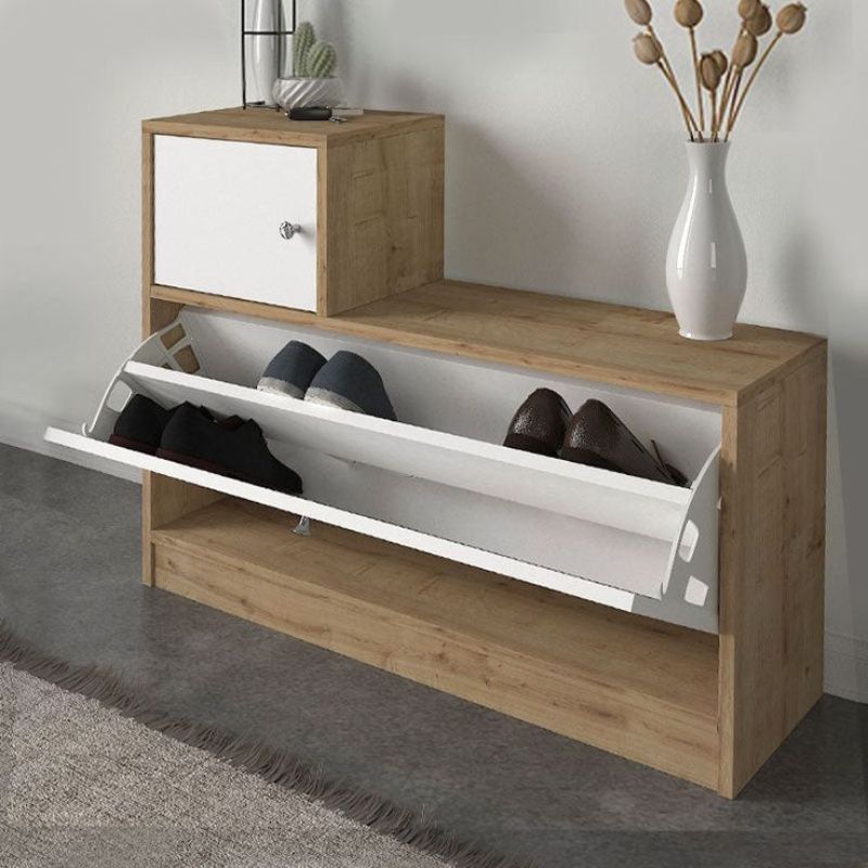 Meuble d’Entrée OPT v2 - Miroir, Porte-Manteaux & Meuble à Chaussures