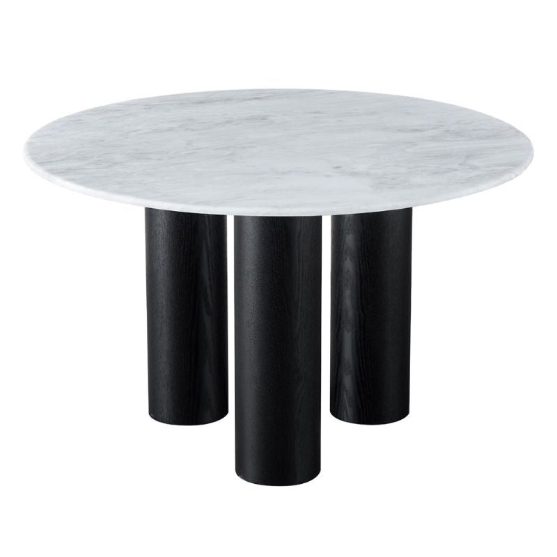 Table de salle à manger en marbre Roan pour 4 personnes