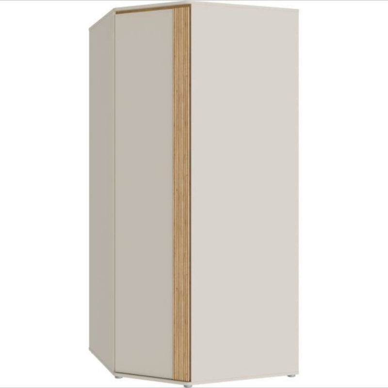 Armoire d’Angle WEXLIN – Décor Sable – 1 Porte Battante