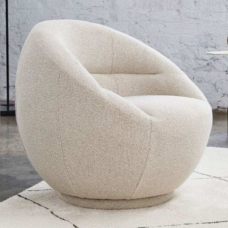 Fauteuil  Libby rembourré pivotant