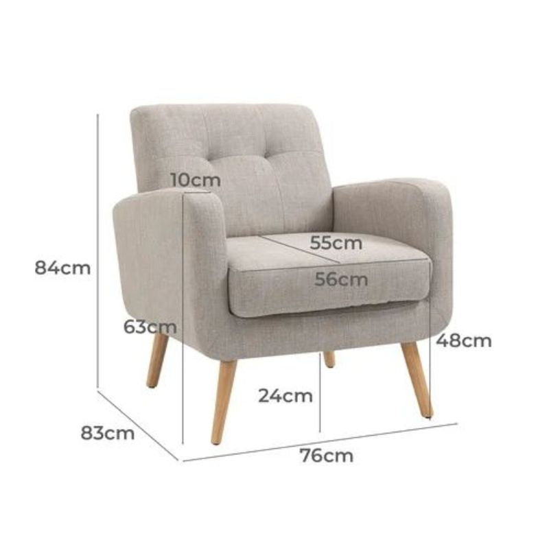 Fauteuil ARUNDEL rembourré