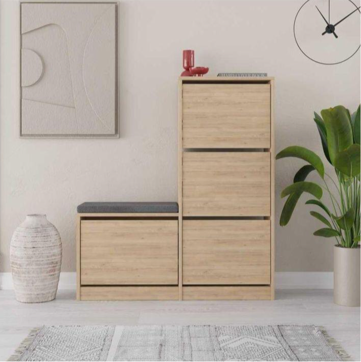 Meuble chaussures avec assises - DUDE