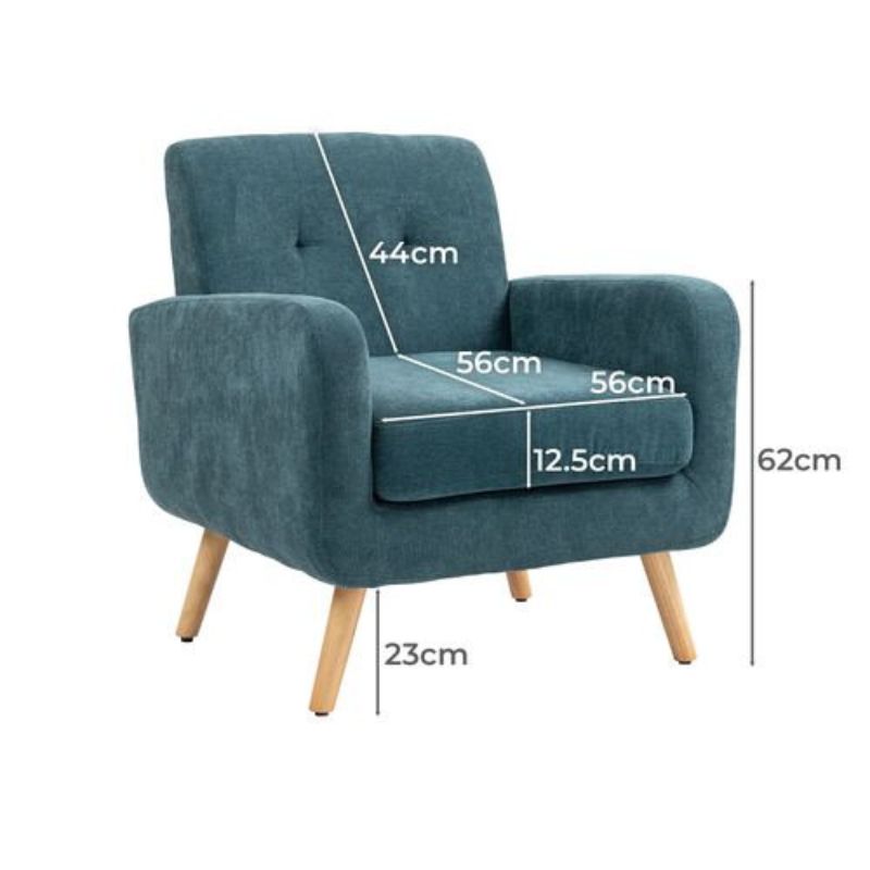 Fauteuil ROWAN rembourré