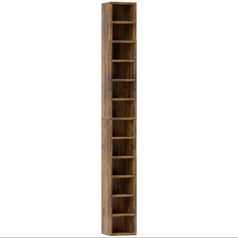 Rangements pour CD et DVD avec 12 compartiments - capacité max. 204 CD