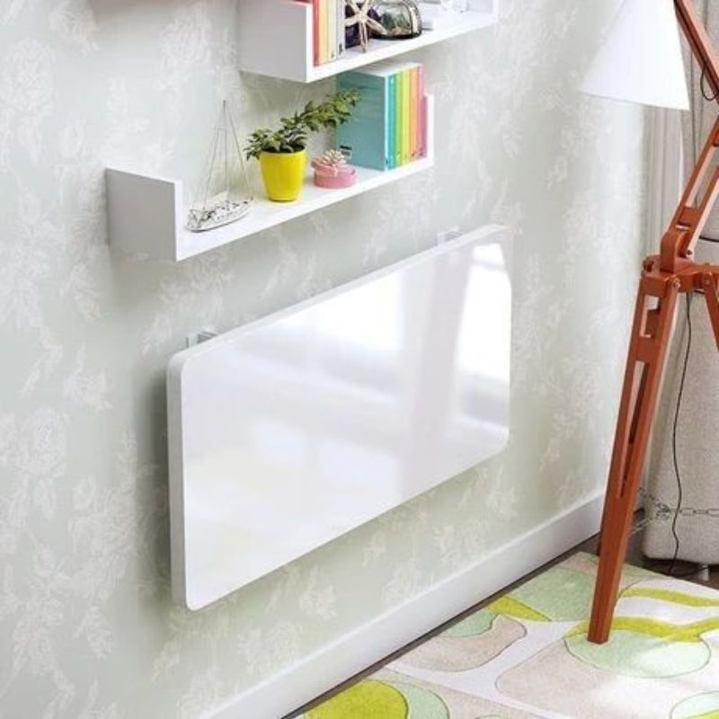 VASK - Table Pliante Murale en bois avec fixation métallique