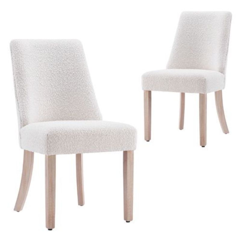 Chaise de salle à manger DOVER - Boucle (Lot de 2)
