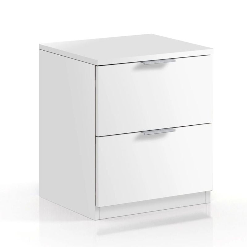 WARD Table de chevet Blanc