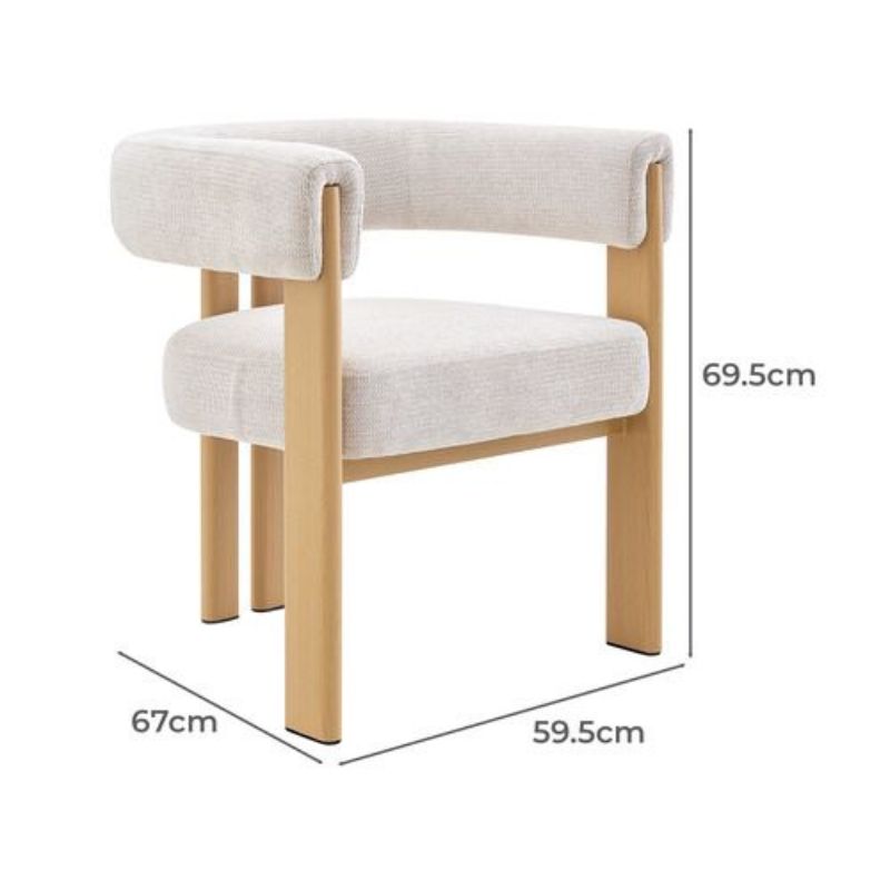 Fauteuil d'appoint rembourré Landree