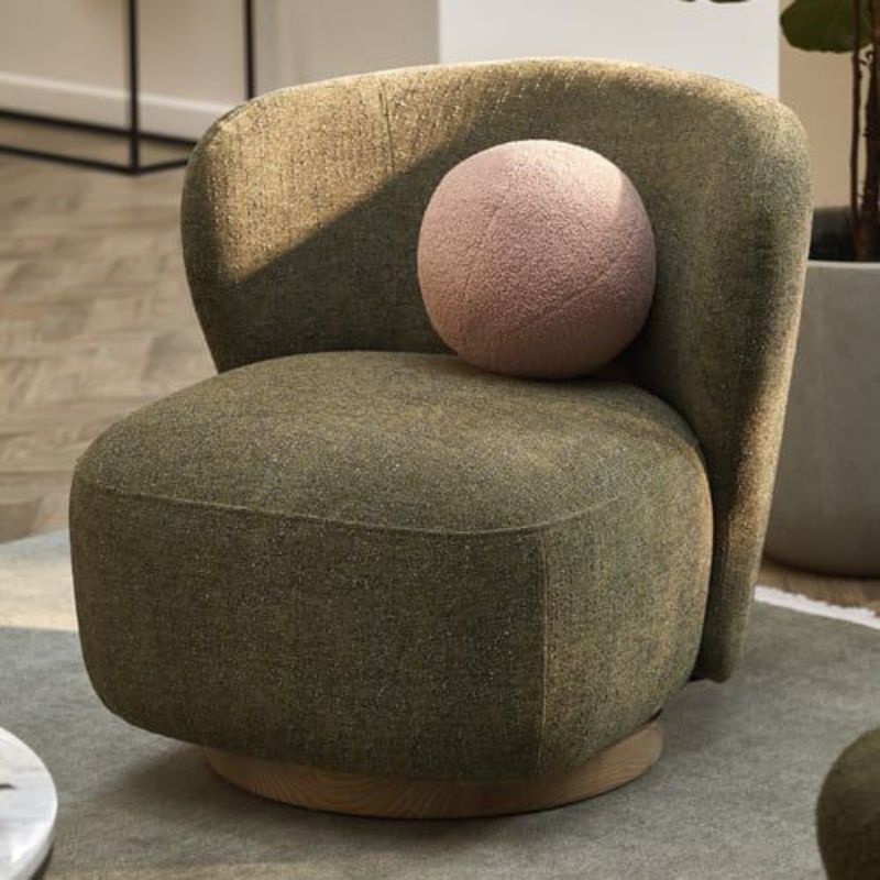 Fauteuil Clara Boucle pivotant