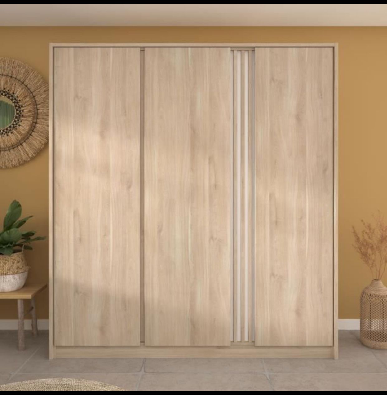 Armoire de chambre - Chene - 3 portes