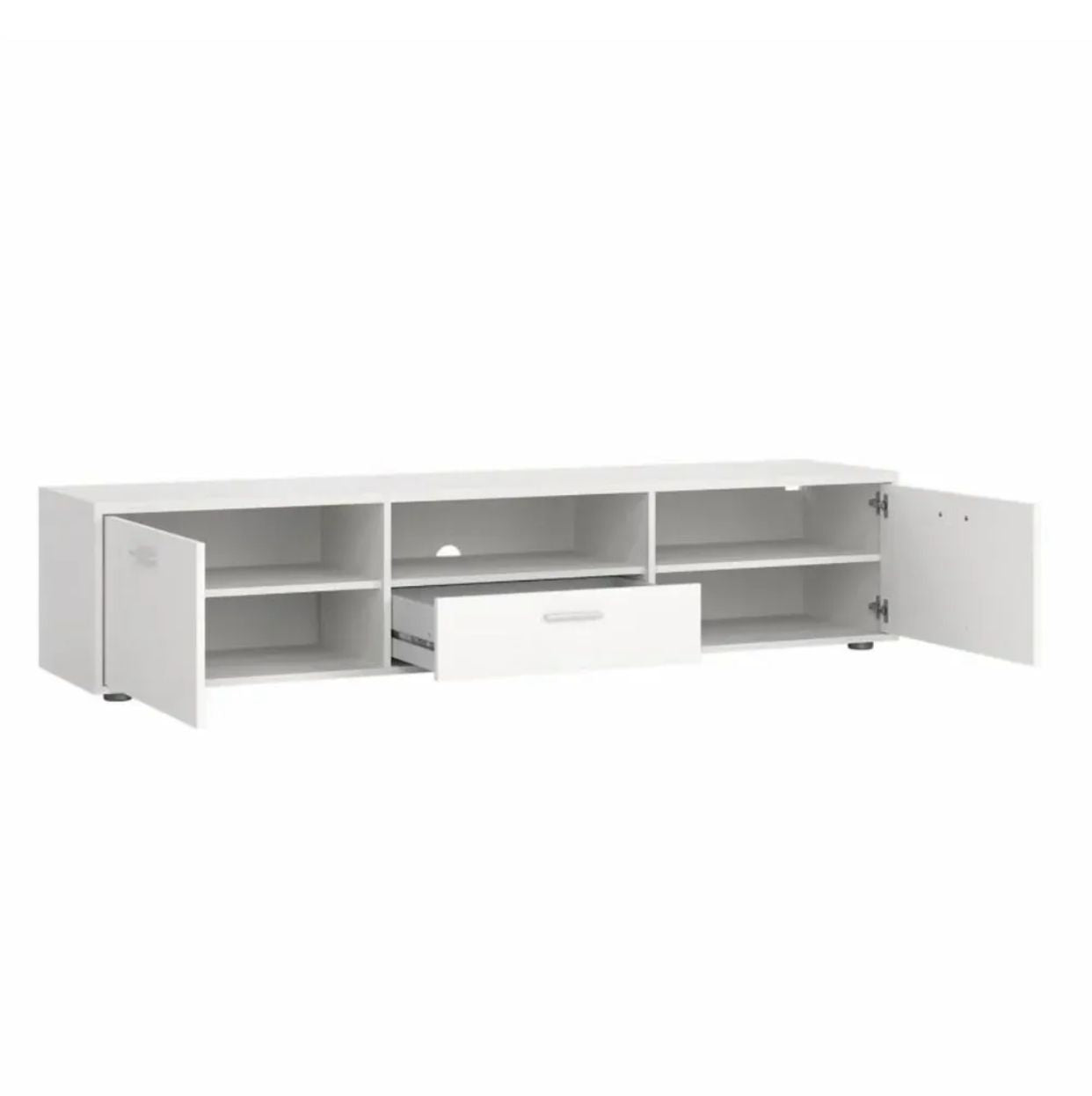 Meuble TV avec finition Blanc tendance 177cm