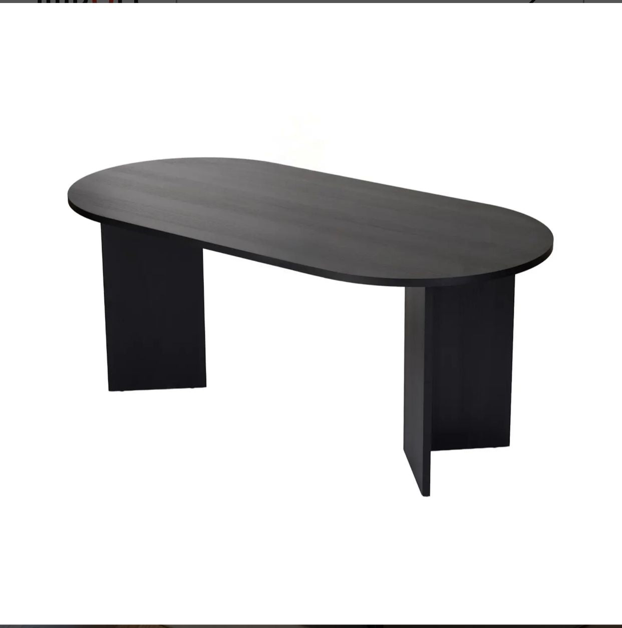 Table à manger moderne - Pieds en V (180 cm)